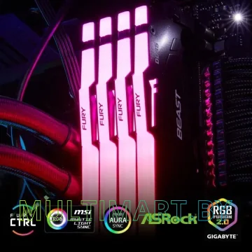 Оперативная память Kingston FURY Beast RGB 2x16GB DDR5 PC5-41600 (KF552C40BBAK2-32) картинка 8